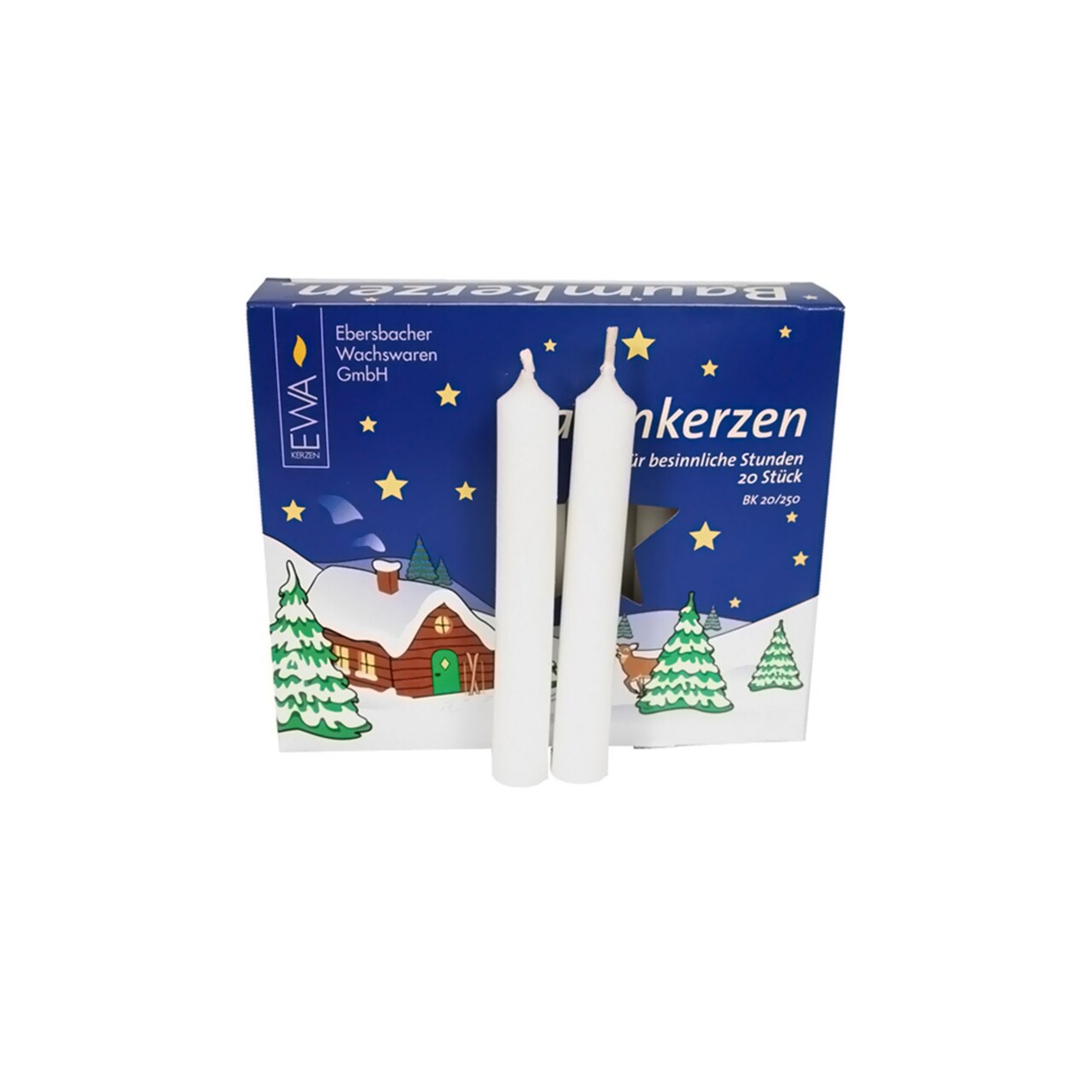 Alexander Taron Holiday Seasonal Christmas Decorative German Candle for Pyramids - 4"Hx.5"Wx.5"D